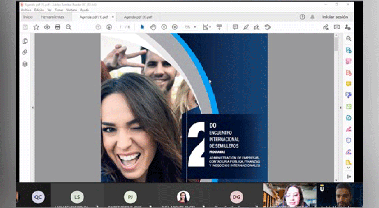 II Encuentro internacional de semilleros de los programas de Administración, Contaduría Pública, Finanzas y Negocios Internacionales. 