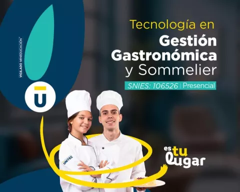 Estudiantes del programa Tecnología en Gestión Gastronómica y Sommelier en Unitec